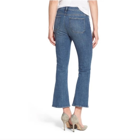 M.i.h. Marty Jeans Cropped Flare in White 27 - Picture 3 of 14